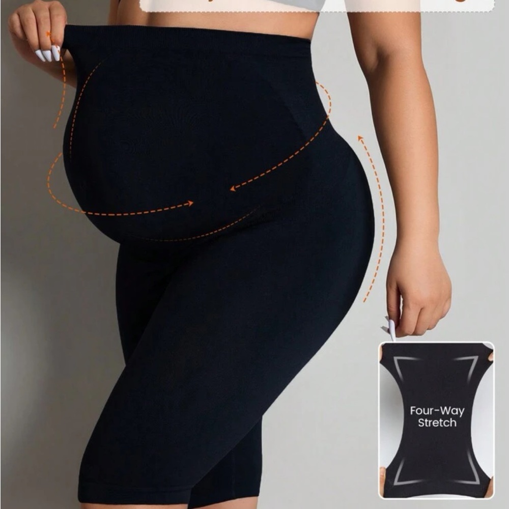 SHEIN maternity biker stretchy shorts 🩳